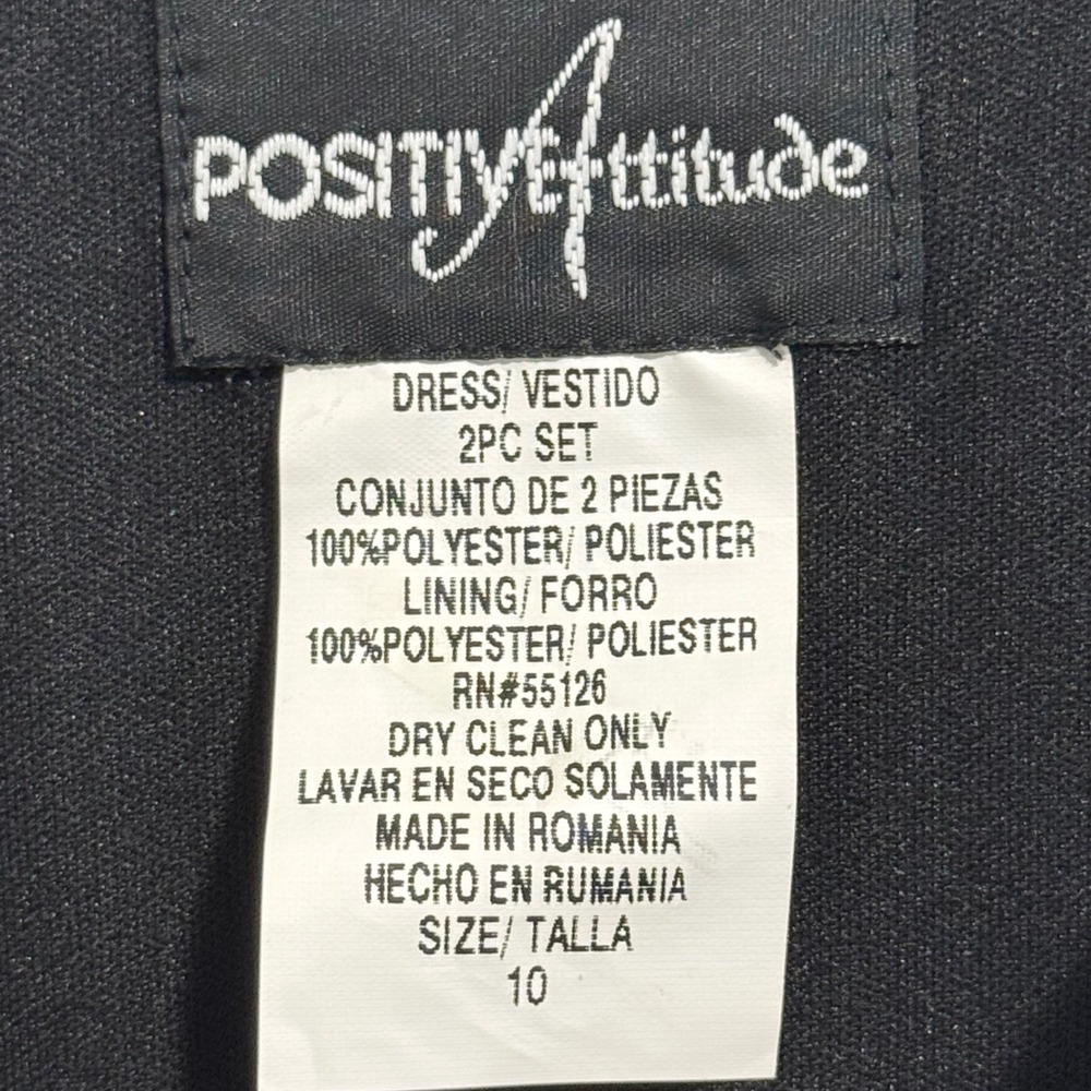 NWT VTG 90s Positive Attitude Sheer Floral Slip Dress 10 Whimsigoth Fairy Y2K - Picture 7 of 7
